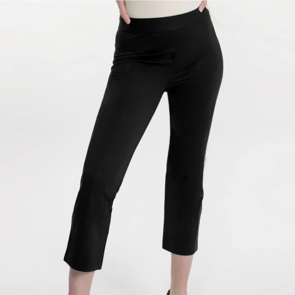 Thalian Black Crop Pants